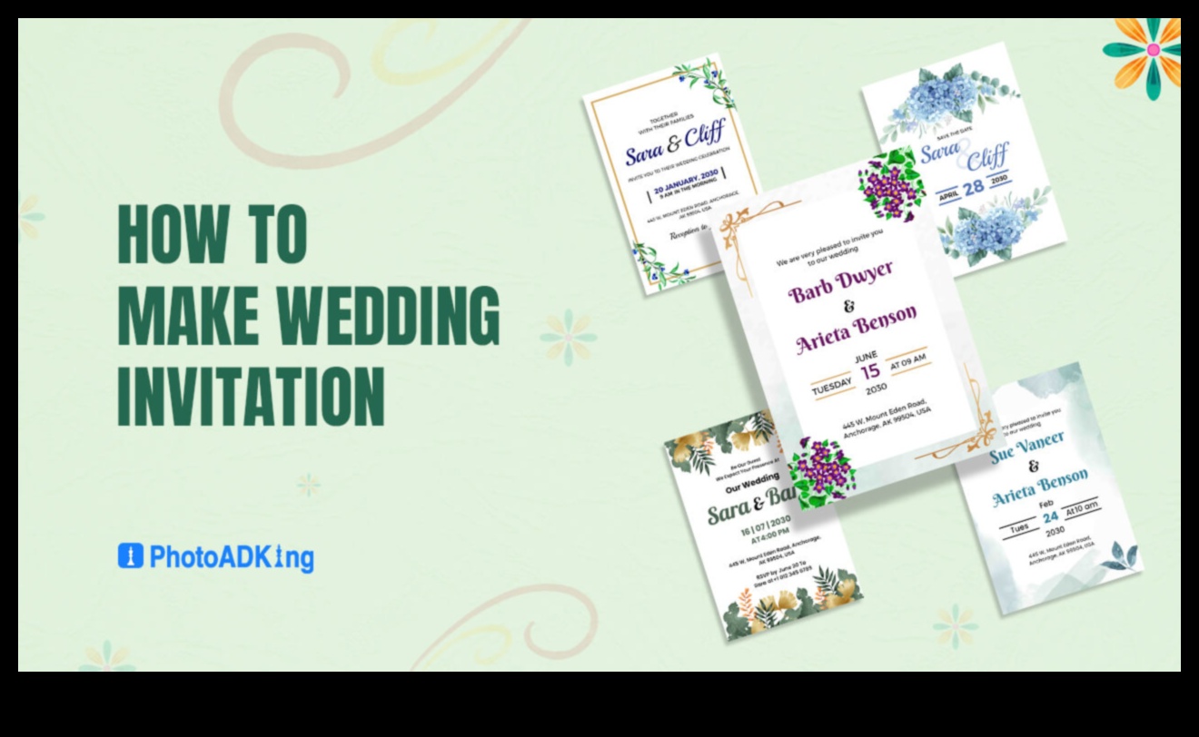 Papīra elegance: izveidojiet perfektus ielūgumus