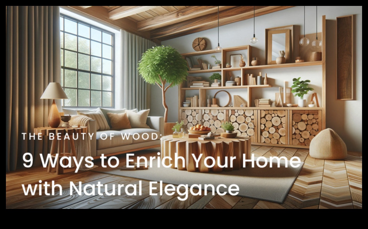 No meža līdz mājām: amatniecība ar dabīgā koka elementiem