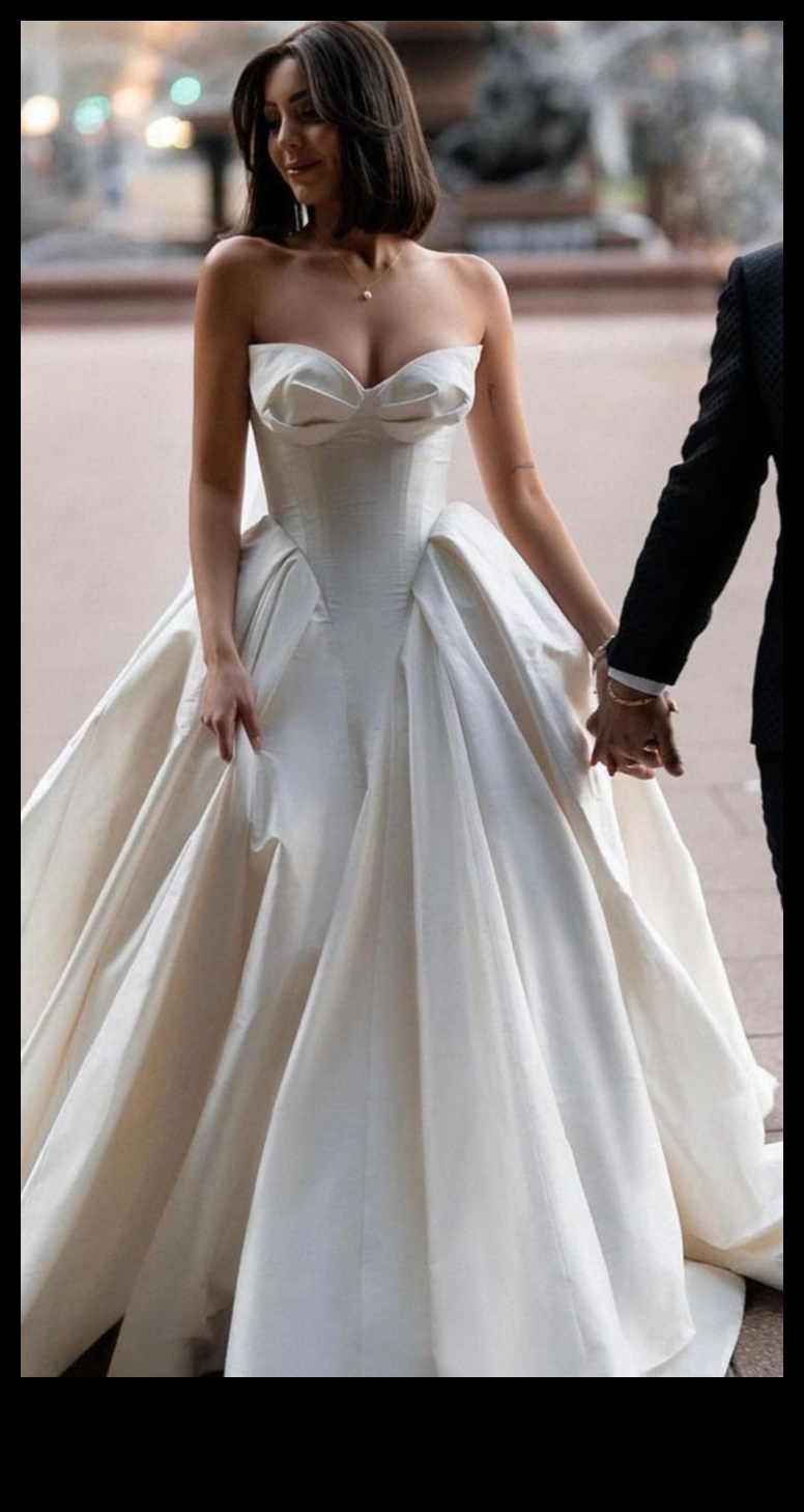 Urban Glam: gludi silueti modernā līgavu elegance