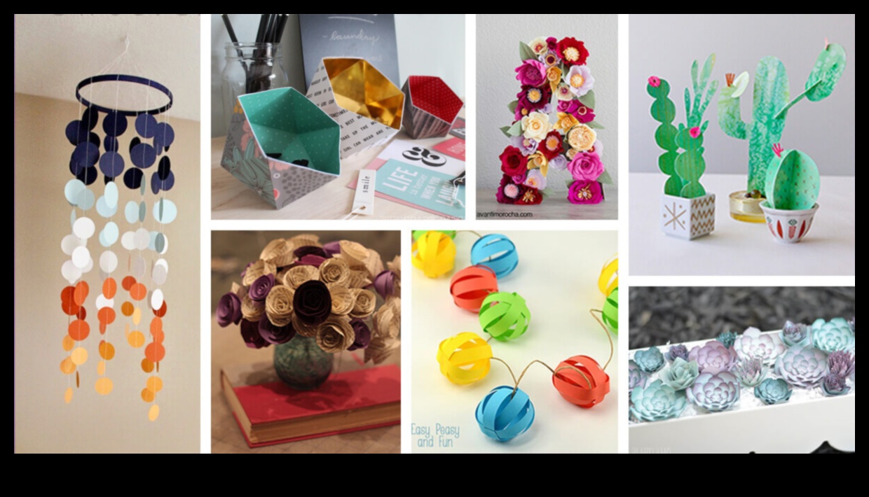 DIY Papercraft mājas dekorēšana: ar rokām darināti akcenti stilīgai dzīvei