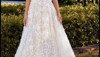 Drosmīgi skaista: modernu kāzu kleitu paziņojumi