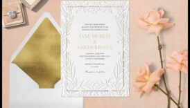 Mākslinieciskums katrā detaļā: kāzu ielūgumi